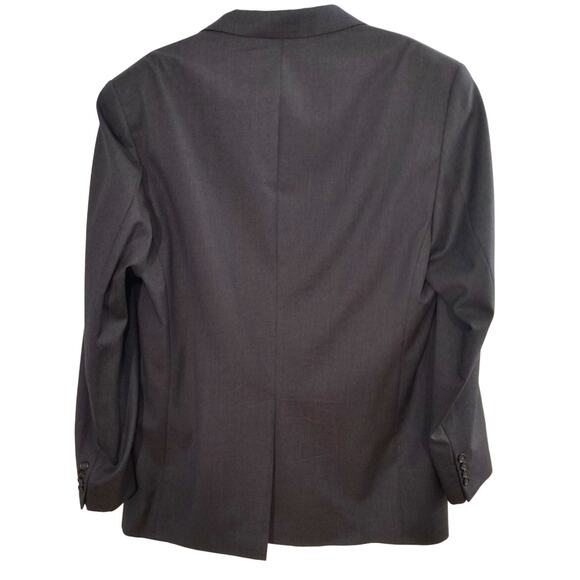 Lauren Ralph Lauren 100% Wool Blazer Jacket Men's Sz 46L Gray 2 Button - Picture 4 of 15